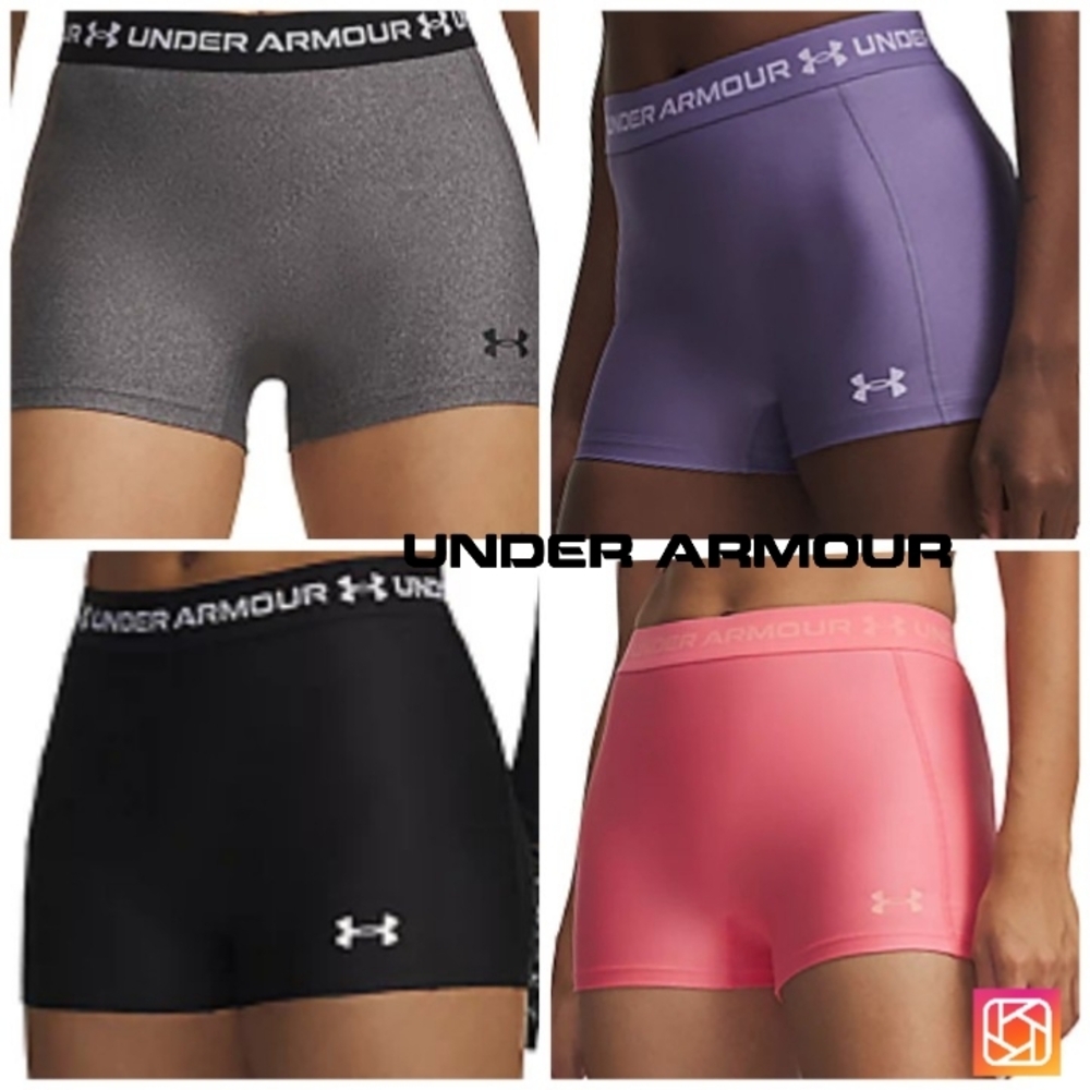 NWT Under Armour HeatGear Shorty Shorts 3 inches Bundle